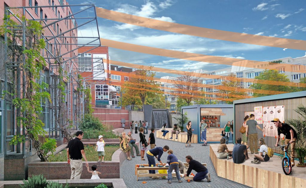 Umgestaltungsidee für den Kronenplatz