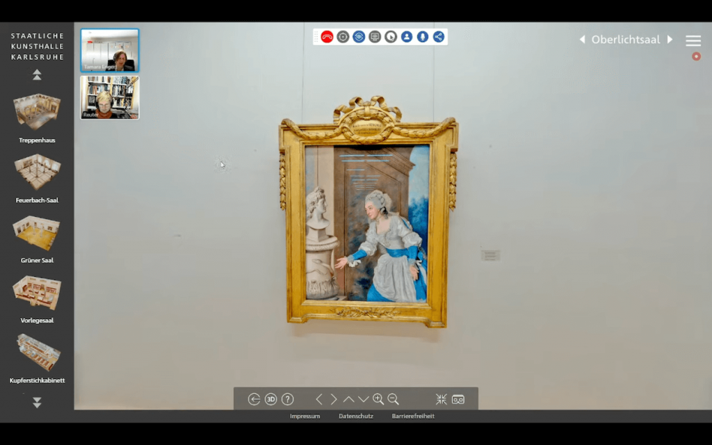 Online-Führung Kunsthalle Karlsruhe 360-Grad-Tour