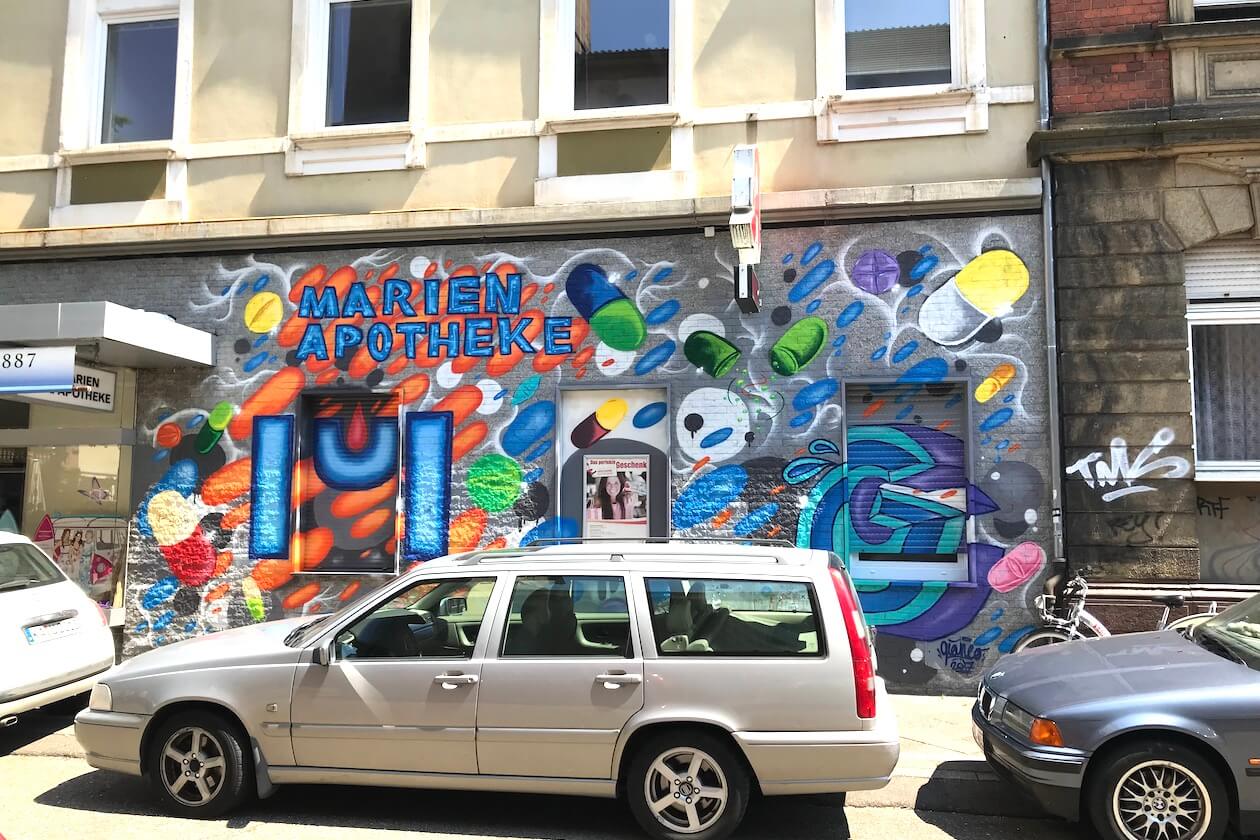 Graffiti Marienstraße Karlsruhe