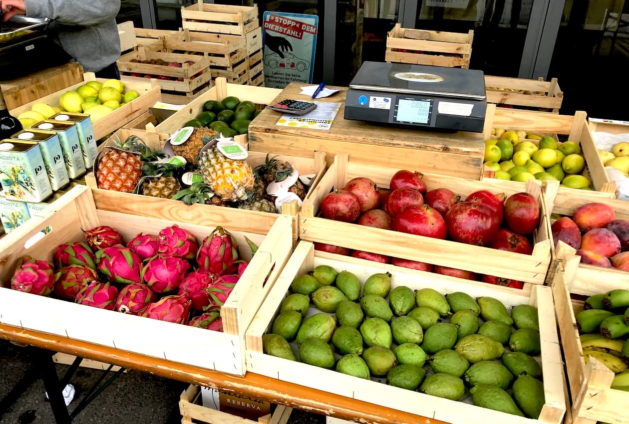 Obst und Gemüse aus Portugal