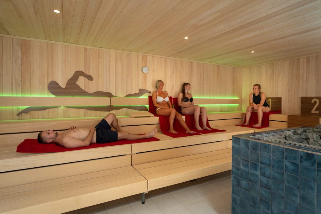 Textilsauna Fächerbad