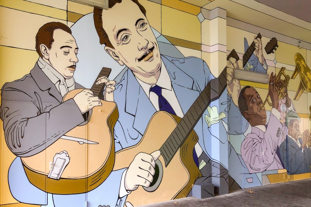 Wandbemalung Passagehof Karlsruhe