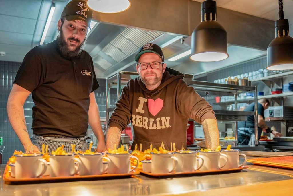 Stefano Beccarisi und Markus Westphal im The Last Meal in Karlsruhe