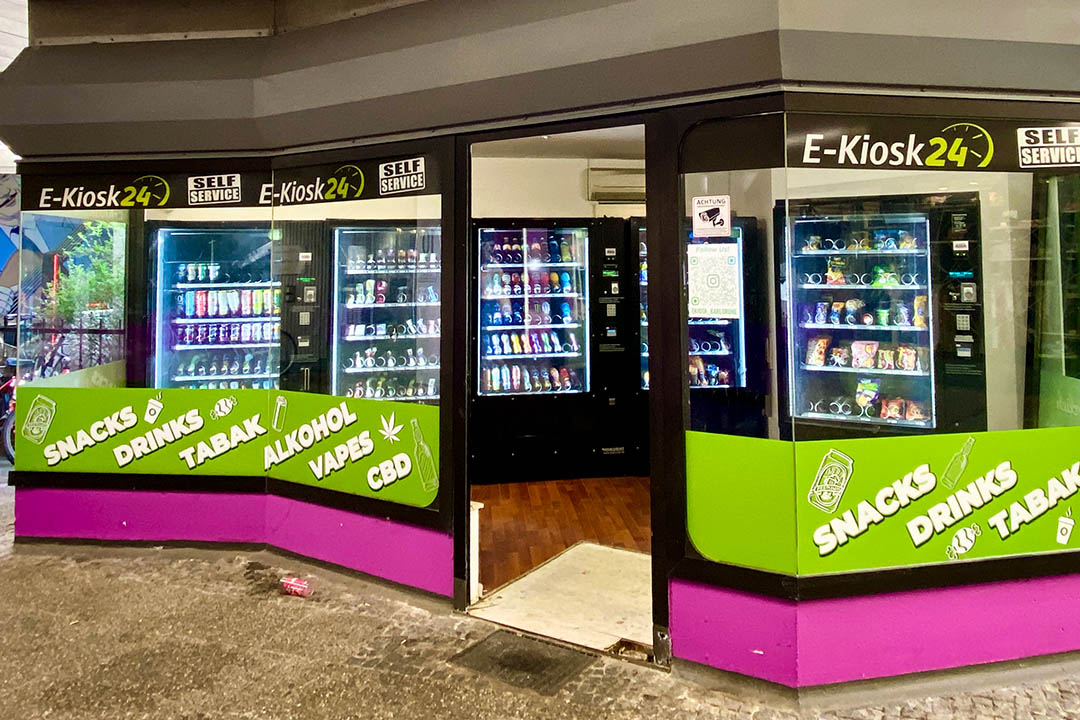Automaten-Laden E-Kiosk 24 in der Karlsruher Kaiserpassage (Foto: Nina Setzler)