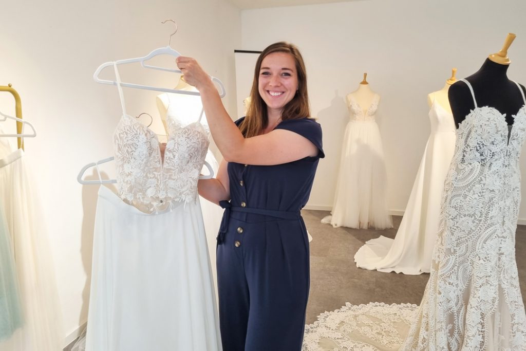 Wertvoll Brautladen: second hand Hochzeitskleider Karlsruhe (Foto: Elisa Reznicek)