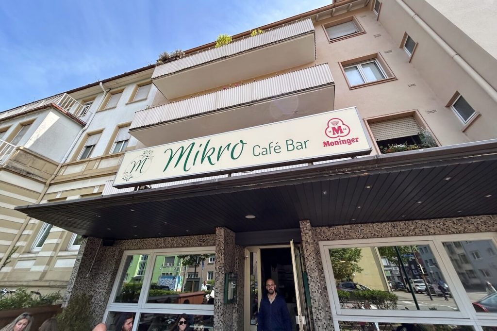 Eingang Mikro Café Bar Karlsruhe