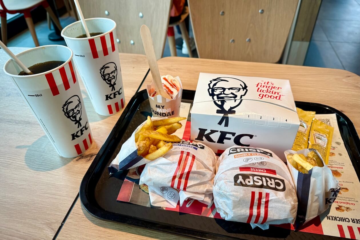 Burger und Fries KFC Karlsruhe