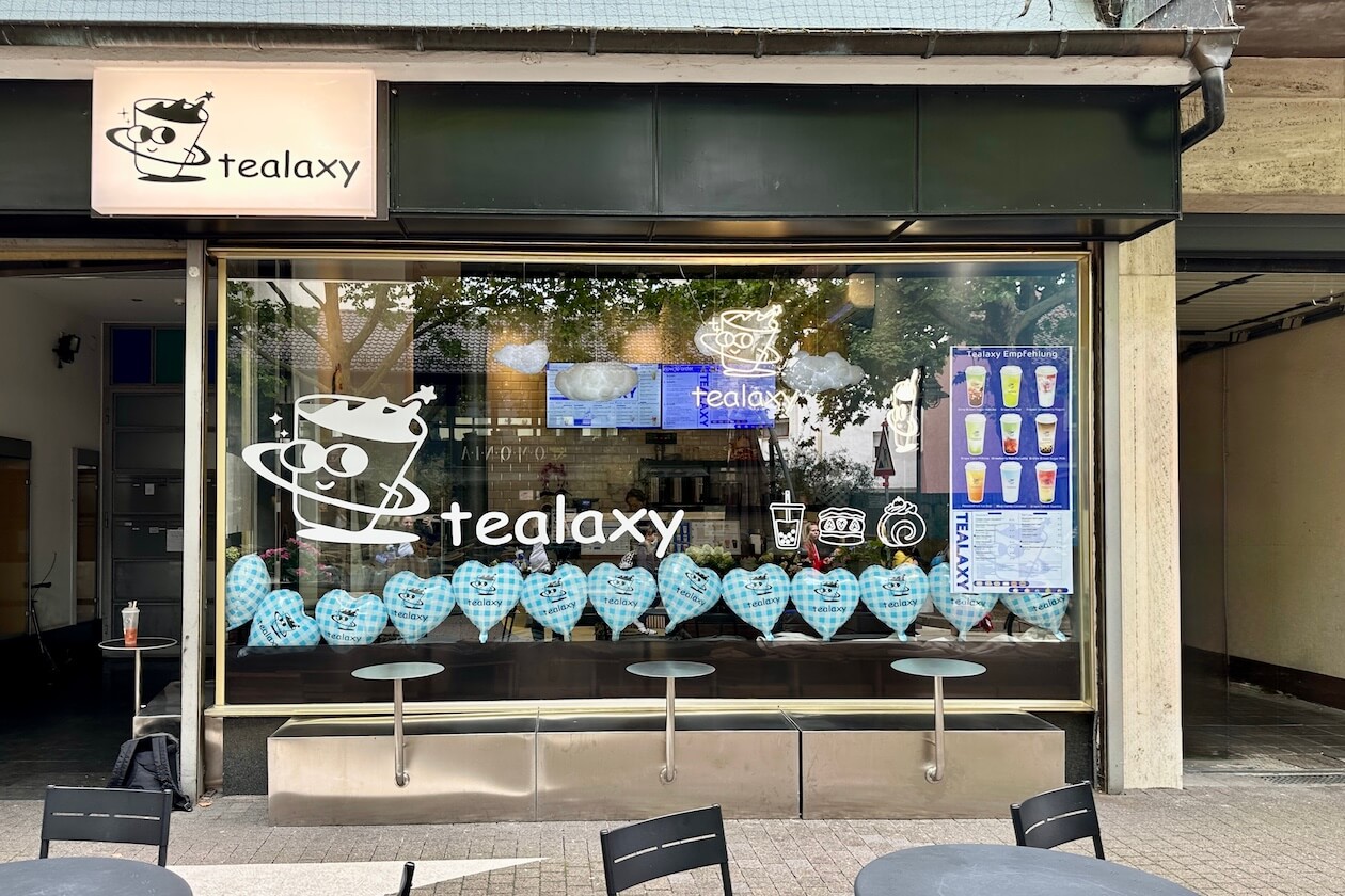 Eingang Tealaxy Karlsruhe