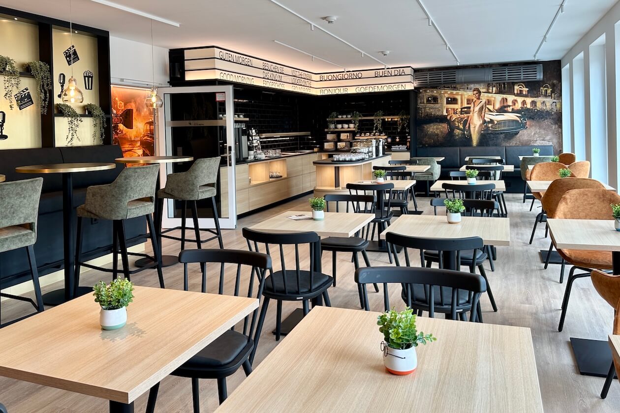 Frühstückszimmer Cinema City Hotel Karlsruhe