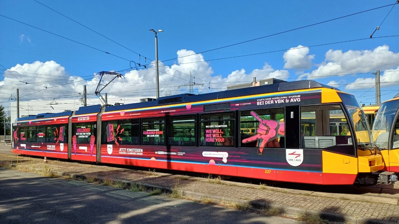 Karaokebahn Verkehrsbetriebe Karlsruhe