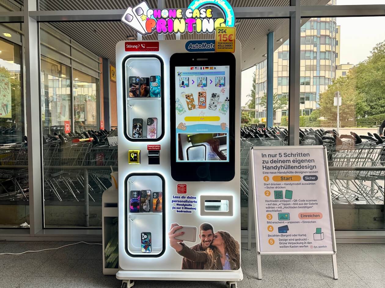 Smartphonehüllen-Automat Kaufland Grünwinkel Karlsruhe