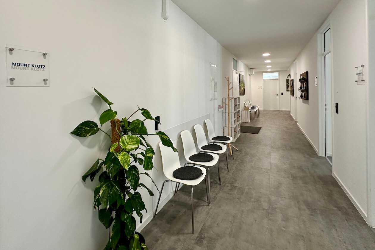 Wartebereich Melius Therapie Karlsruhe