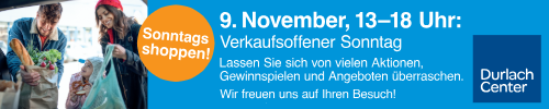 Durlach Center Karlsruhe Verkaufsoffener Sonntag 9.11.2025