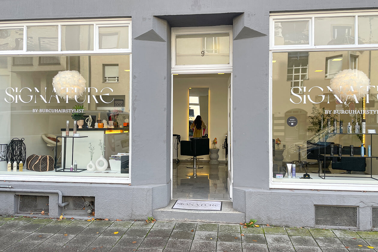 Eingang Signature by Burcu Hairstylist Karlsruhe