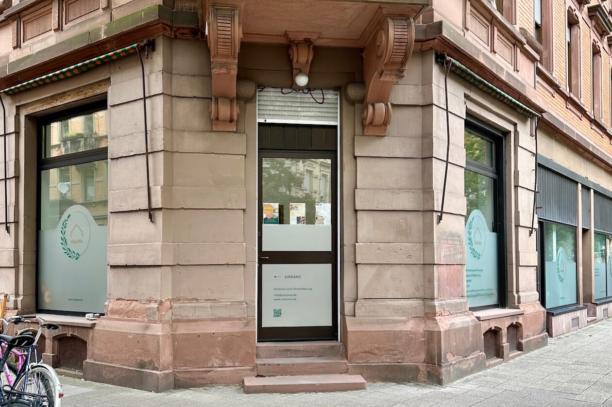 Eingang ViaLuMa Karlsruhe