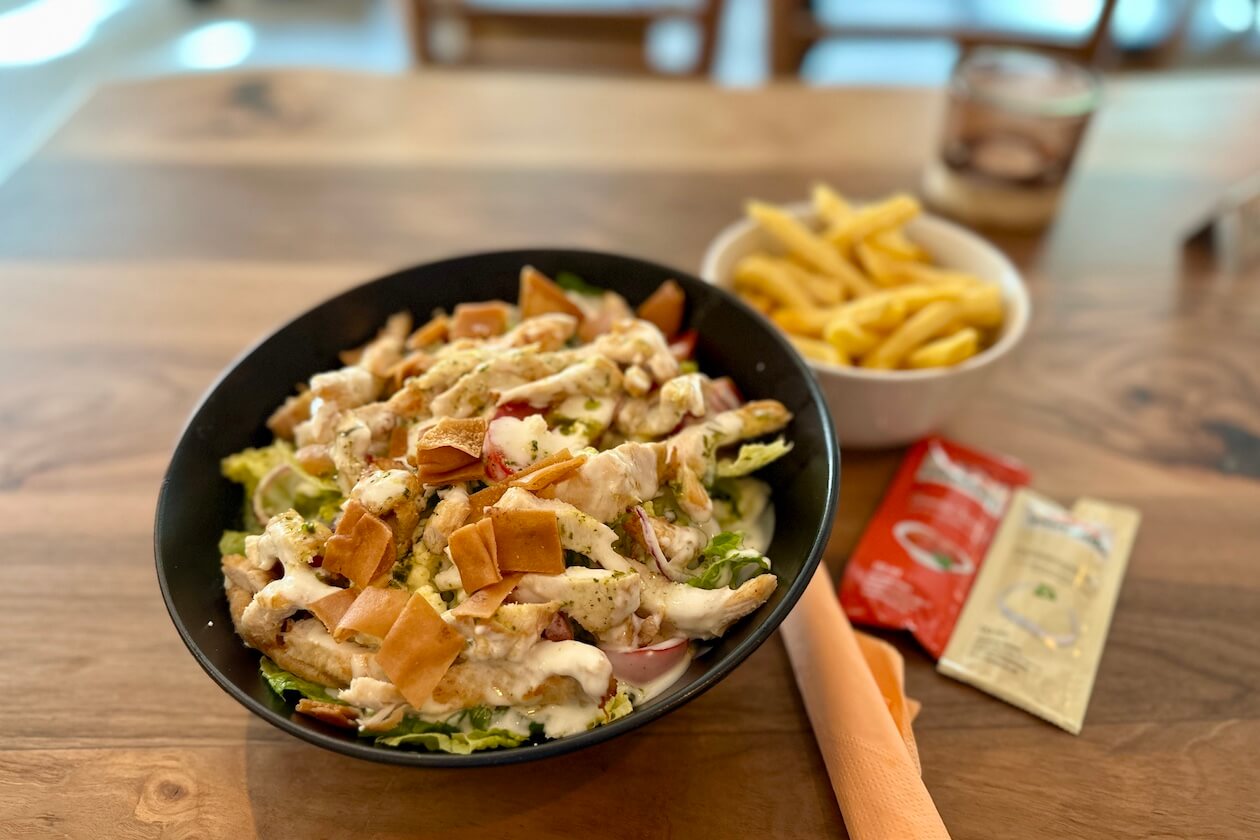 Hähnchensalat Chicken House Karlsruhe