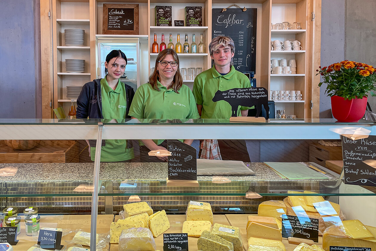 Christiane Stoltz und Team SonnenHofladen Parzival-Zentrum Karlsruhe