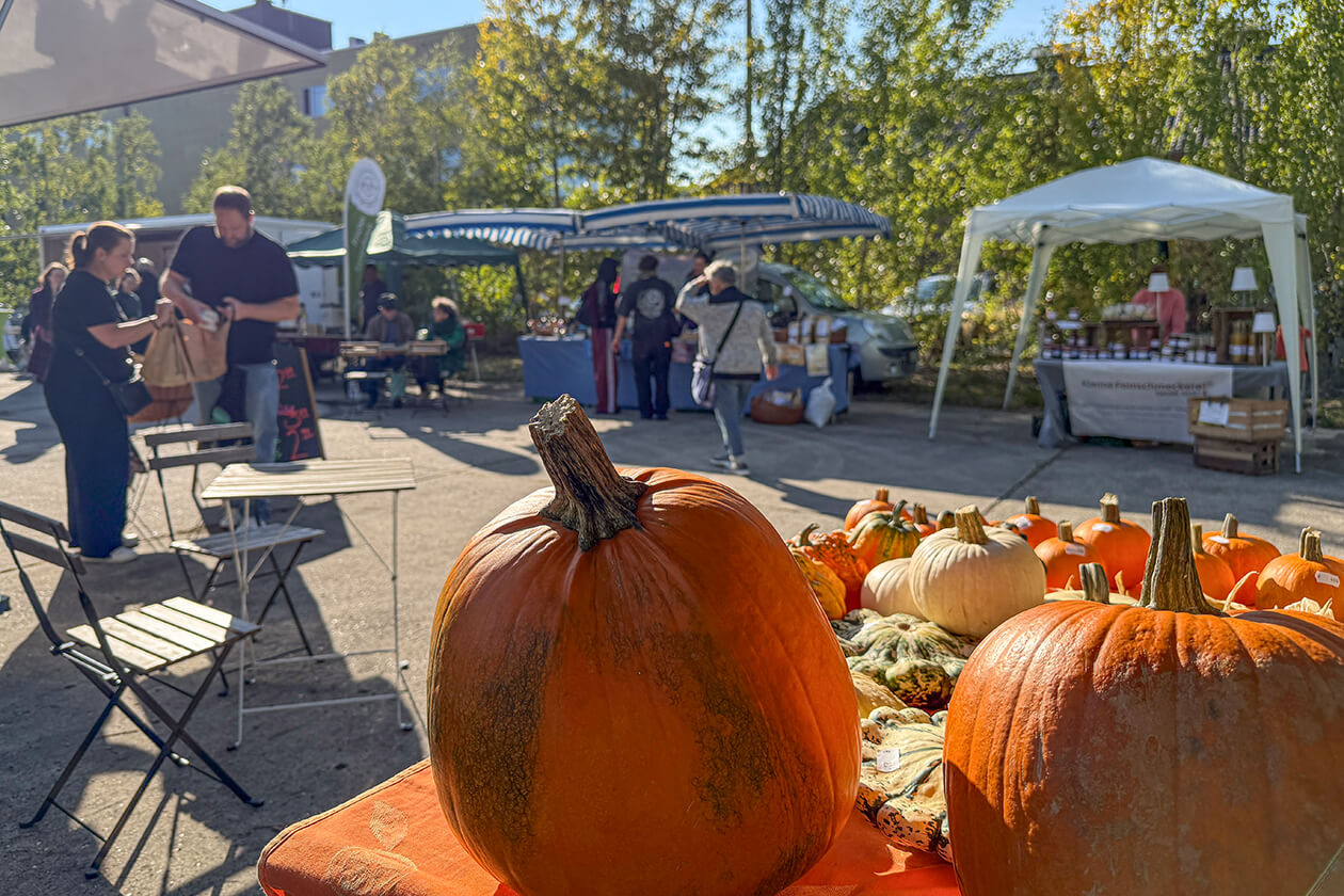 Kürbisse Bauernmarkt Alter Schlachthof Karlsruhe