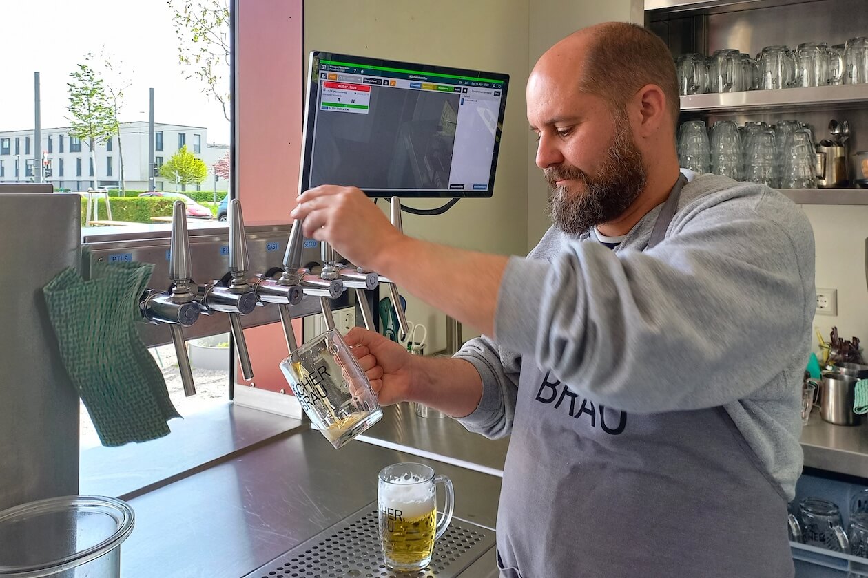 Fächerbräu Karlsruhe Biergarten Christopher Wertz