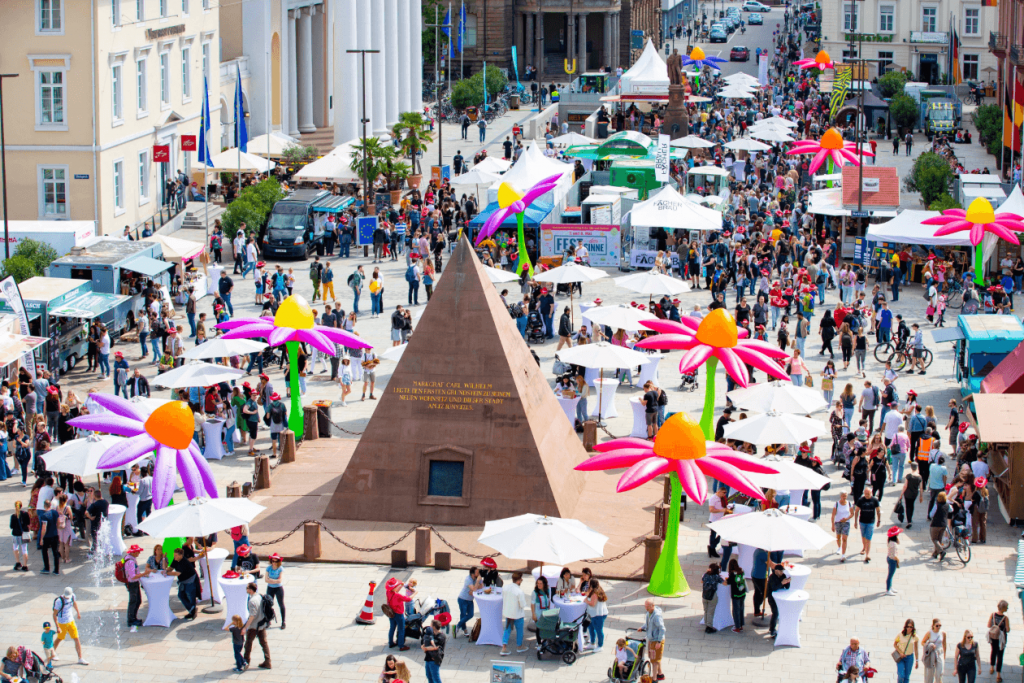 Fest der Sinne Marktplatz Karlsruhe