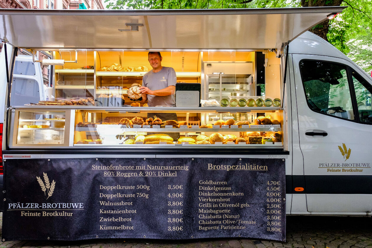 Pfälzer Brotbuwe Wochenmarkt Werderplatz