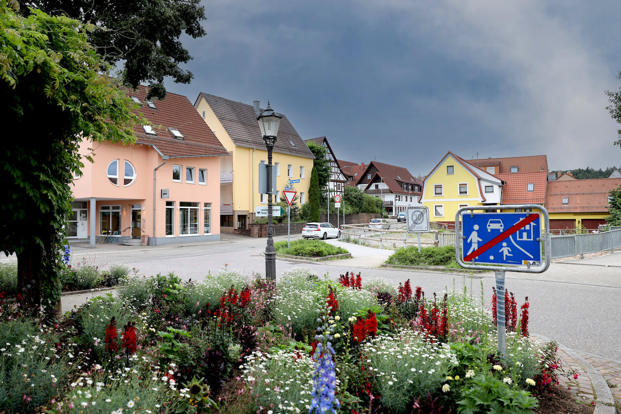 Blumenbeet Grünwettersbach Karlsruhe