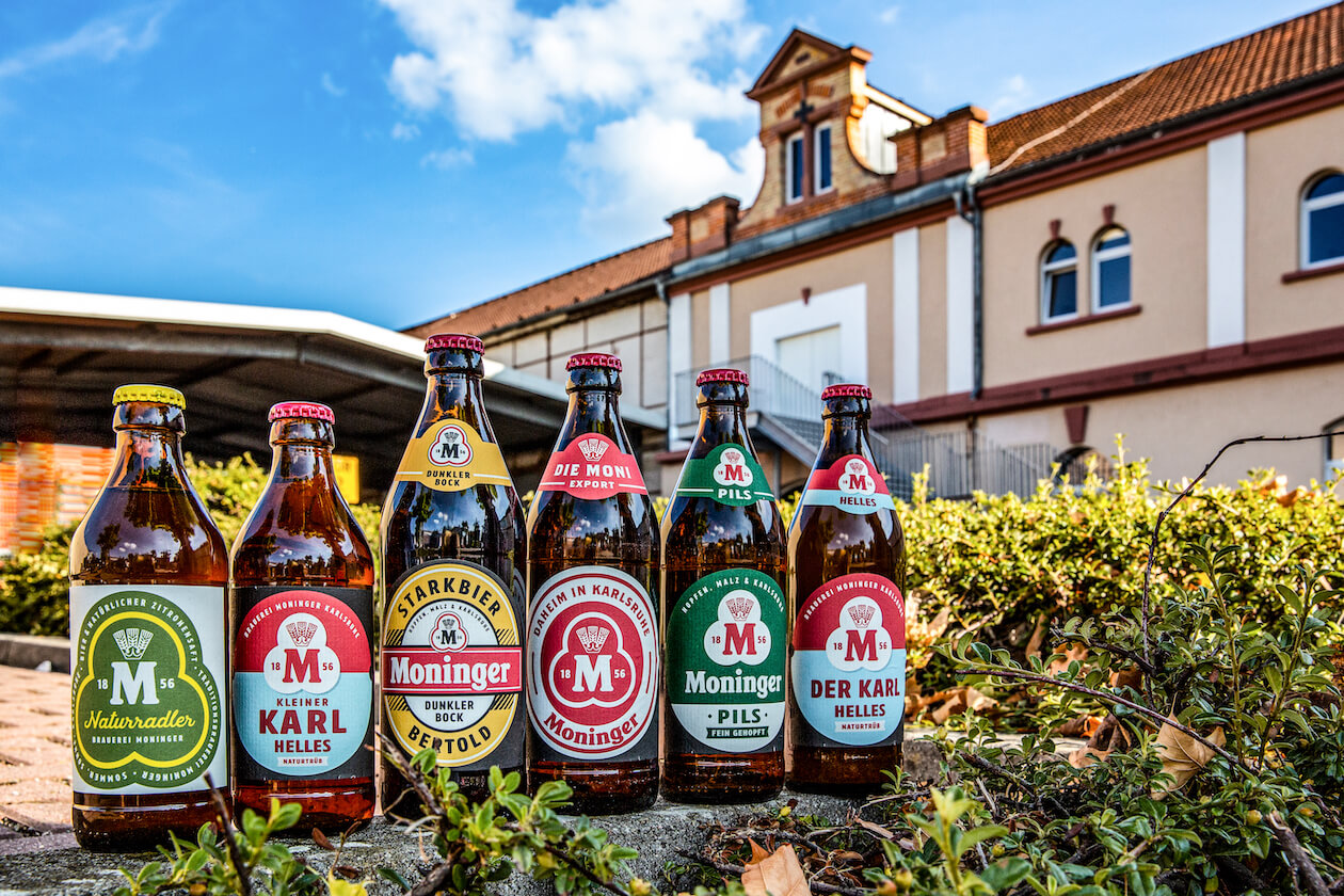 Brauerei Moninger Biersorten Grünwinkel Karlsruhe