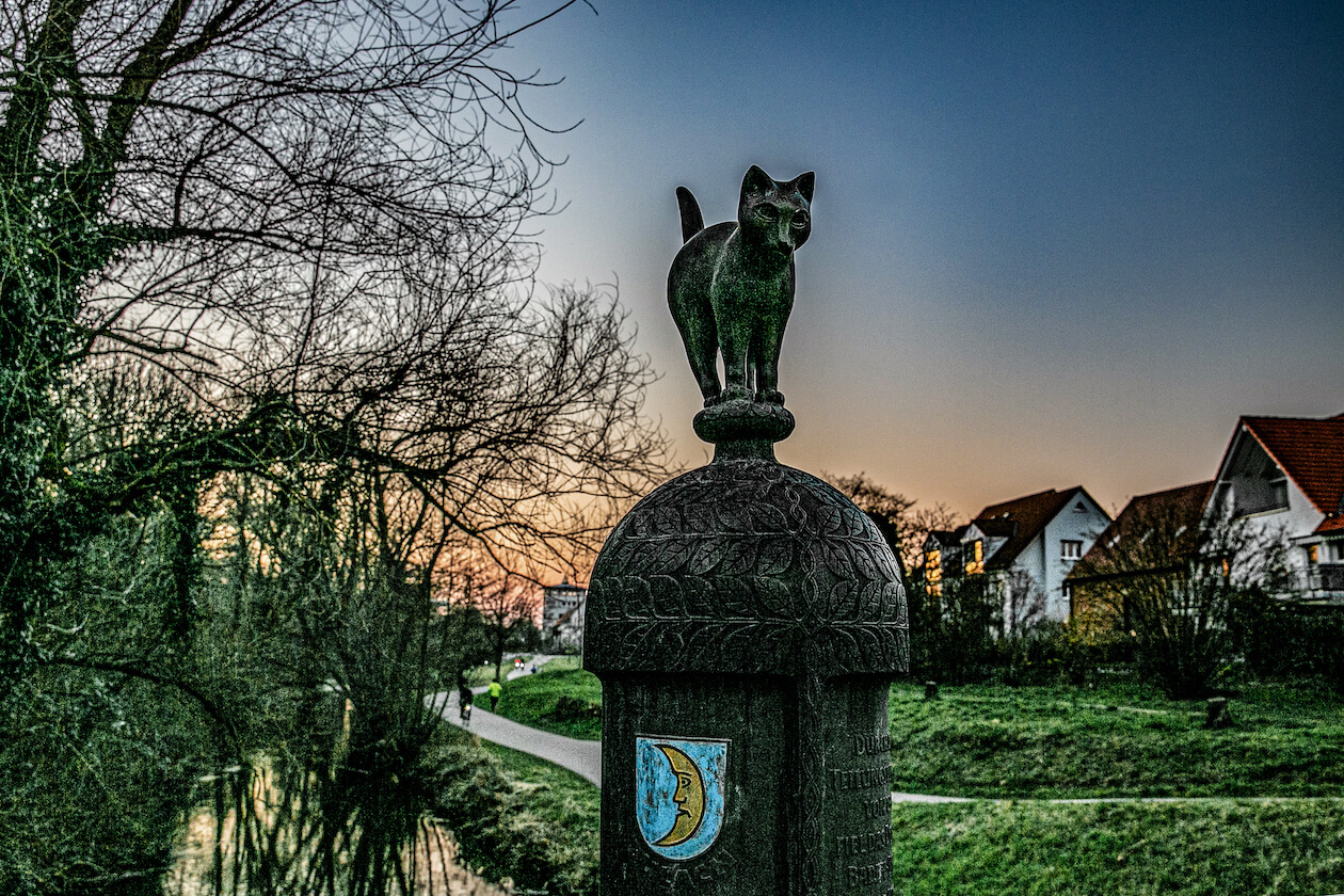 Brückenkatze Beiertheim-Bulach Karlsruhe