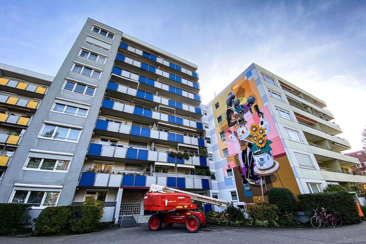 Dome Streetart Augartenstraße Südstadt Karlsruhe