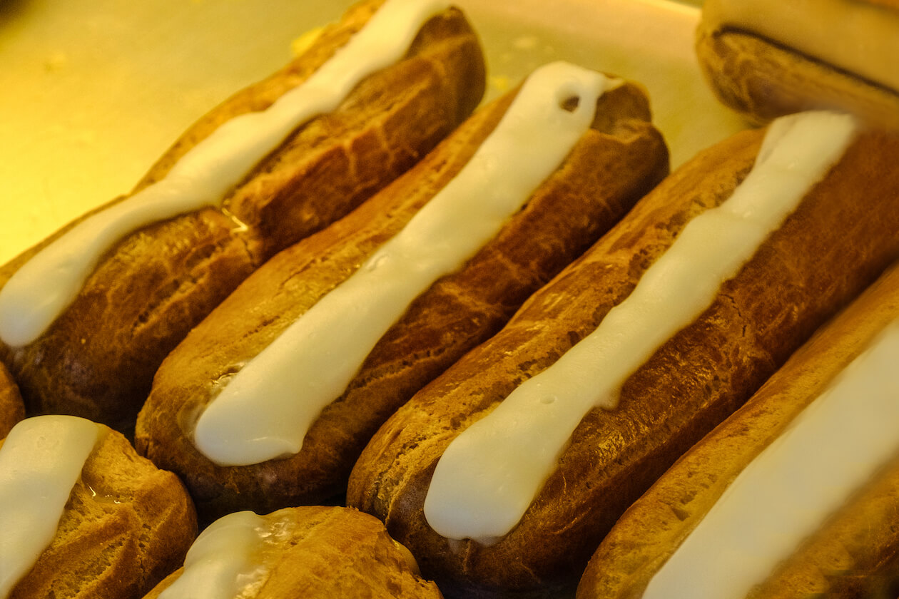 Eclairs La Minzbrueck Wochenmarkt Neureut