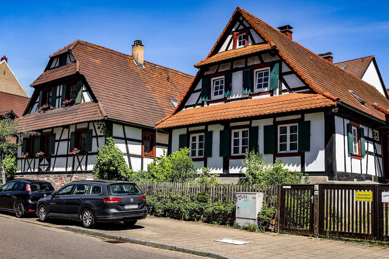 Fachwerkhäuser Breite Straße Beiertheim-Bulach Karlsruhe