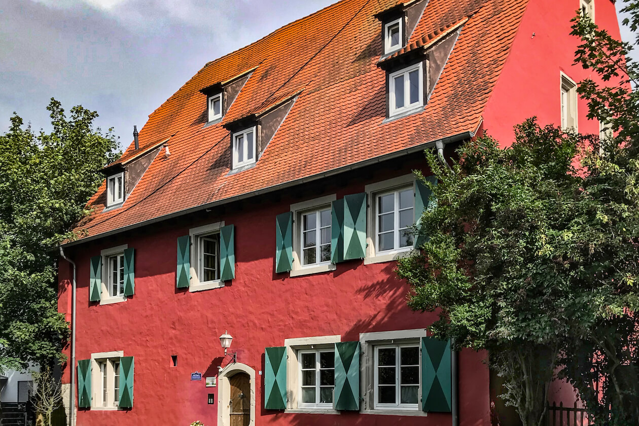 Fassade Rotes Haus Rüppurr Karlsruhe