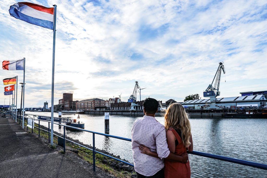 Fotokulisse Rheinhafen Mühlburg Karlsruhe
