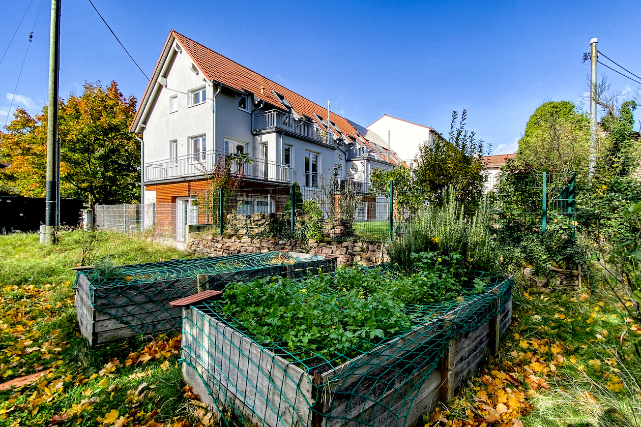 Gemeinschaftsgarten am Grezzoplatz Grötzingen Karlsruhe