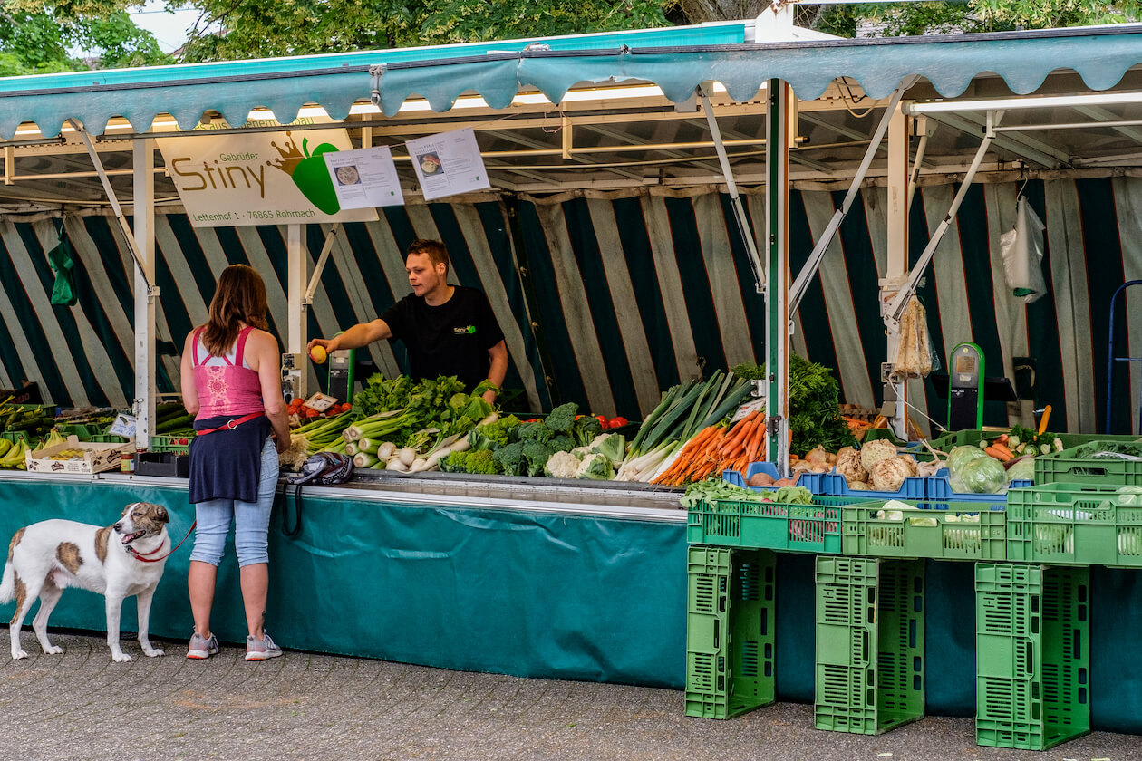 Gemüse Stiny Wochenmarkt Daxlanden