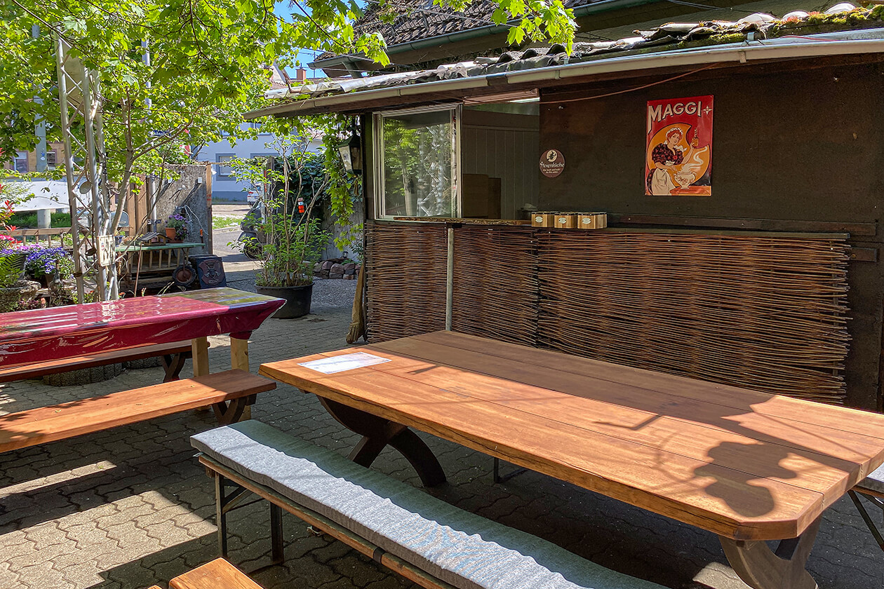 Hexenküche Daxlanden Biergarten 2
