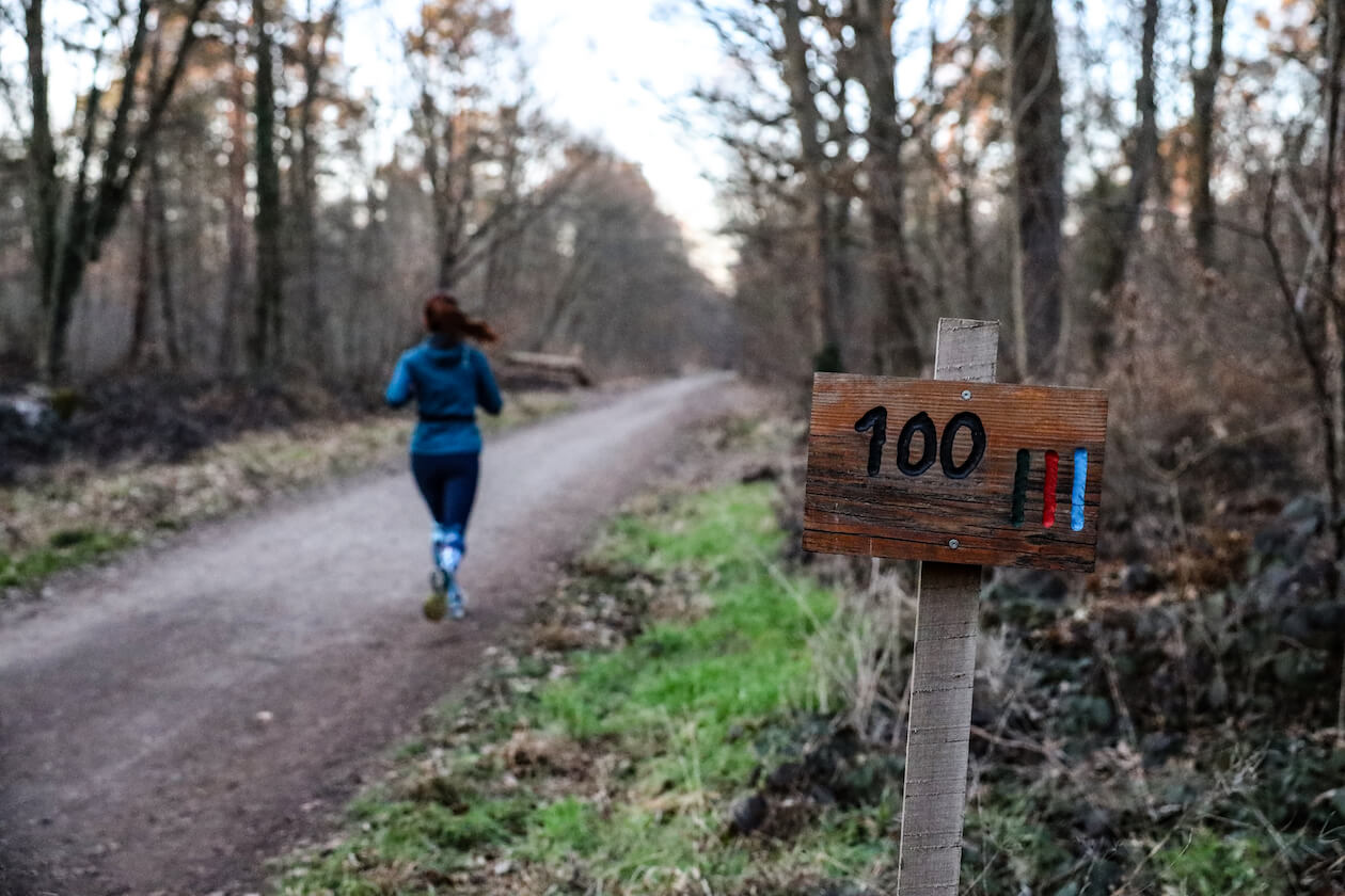 Läuferin Aktiv Trail Wildpark Nordstadt Karlsruhe