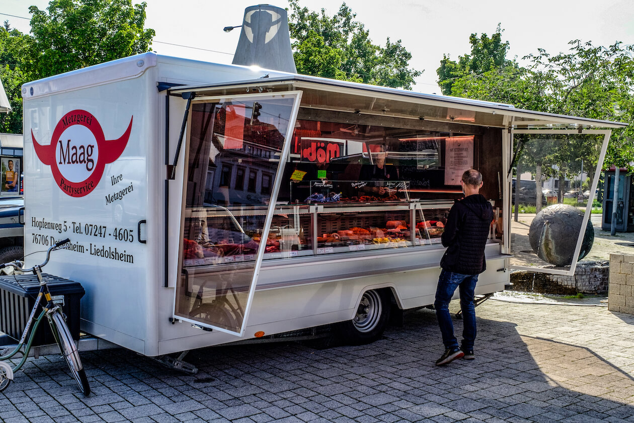 Metzgerei Maag Wochenmarkt Knielingen