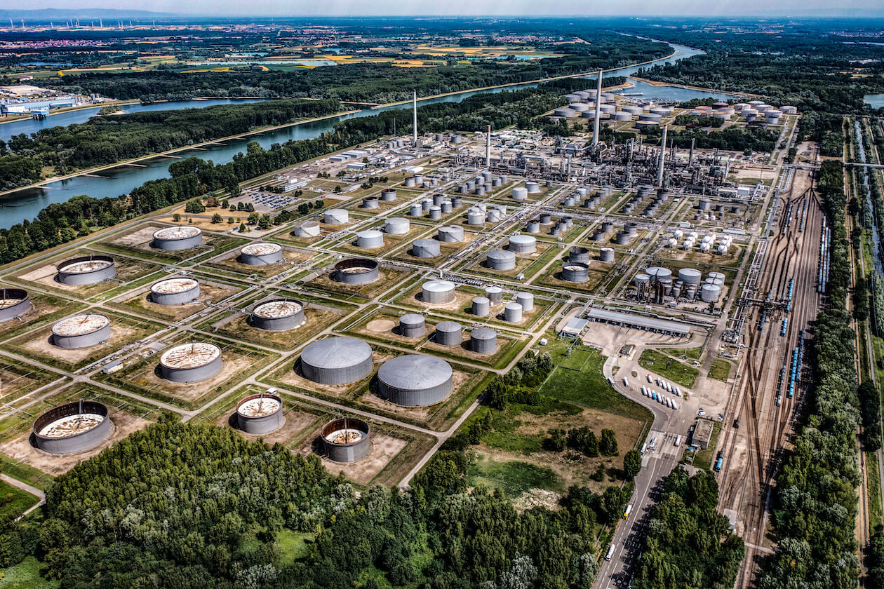 MiRO Mineralölraffinerie Oberrhein Knielingen Karlsruhe
