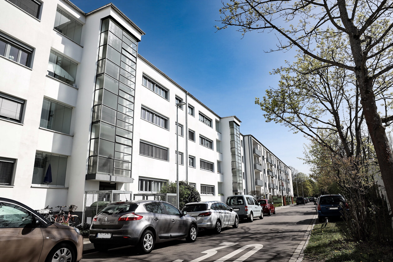 Neues Bauen Dammerstock-Siedlung Weiherfeld-Dammerstock Karlsruhe