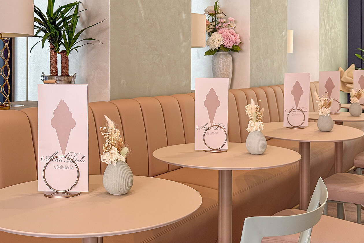 Arte Dolce Eiscafé Karlsruhe Innenraum