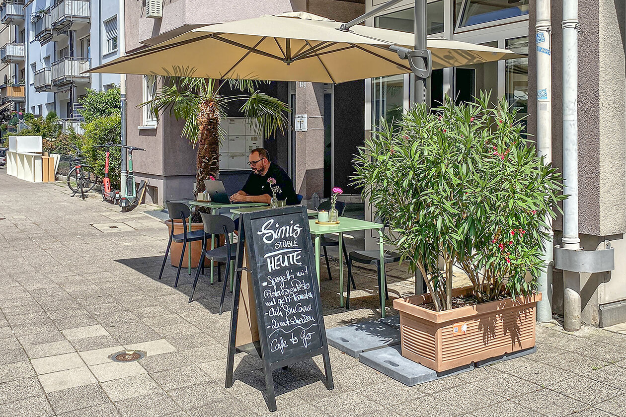Außenplätze Simi's Stüble Karlsruhe