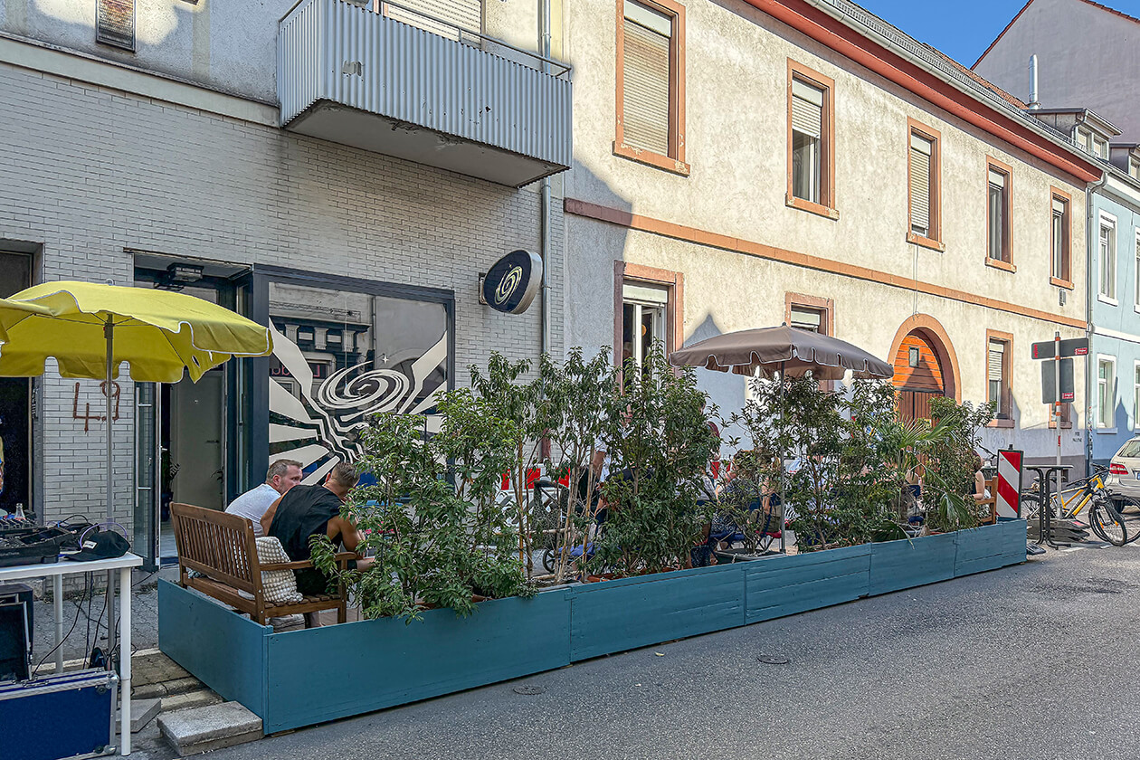 Terrasse Milchstraße Karlsruhe