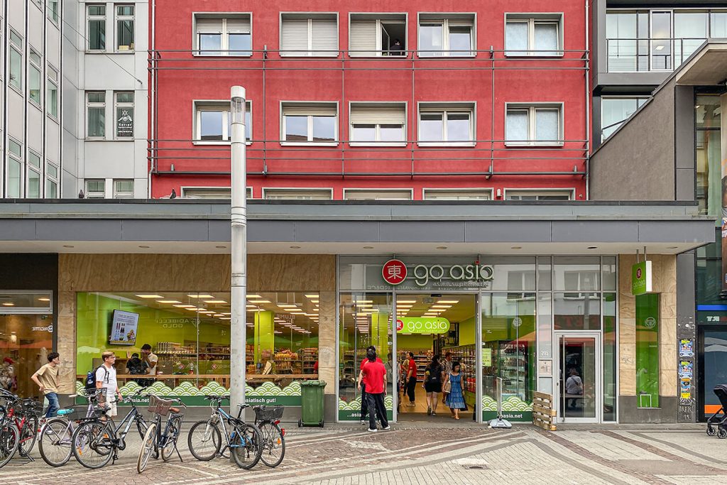 Eingang Go Asia Kaiserstraße 205 Karlsruhe