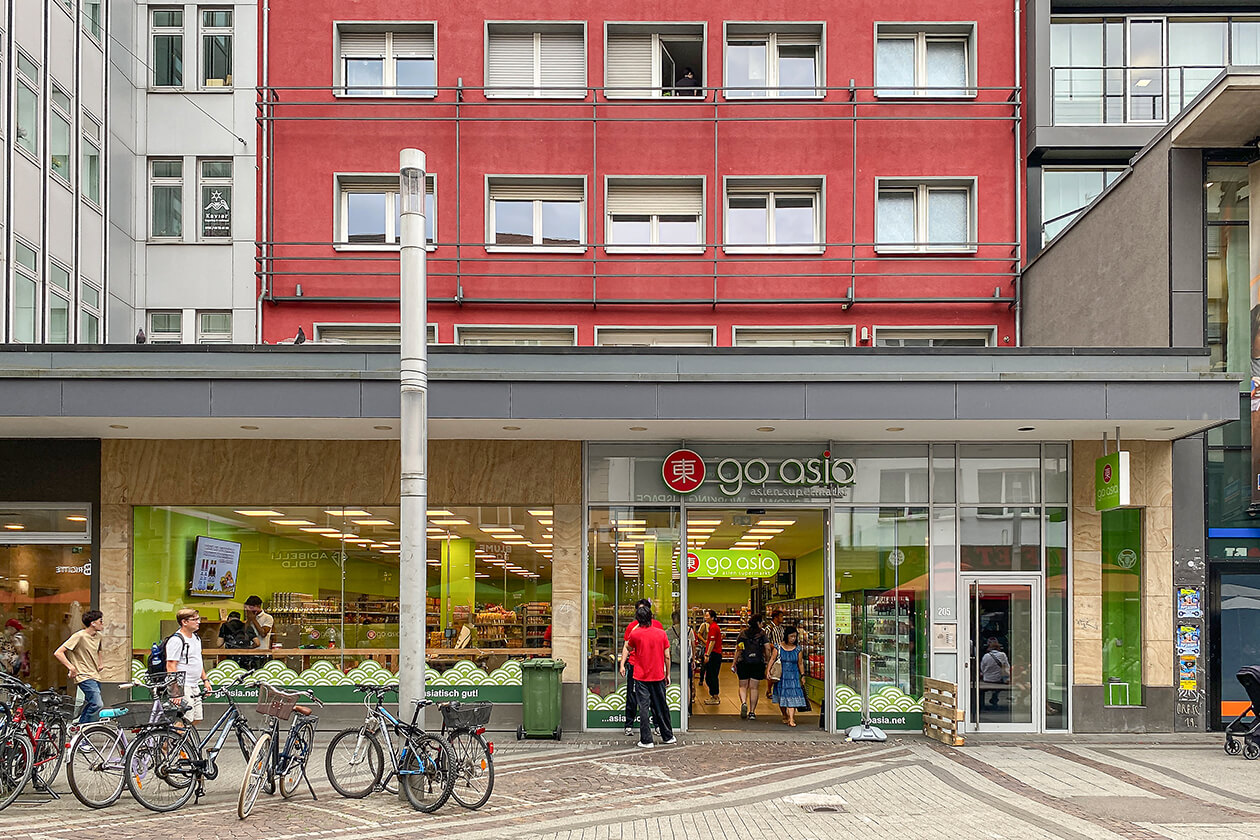 Eingang Go Asia Kaiserstraße 205 Karlsruhe