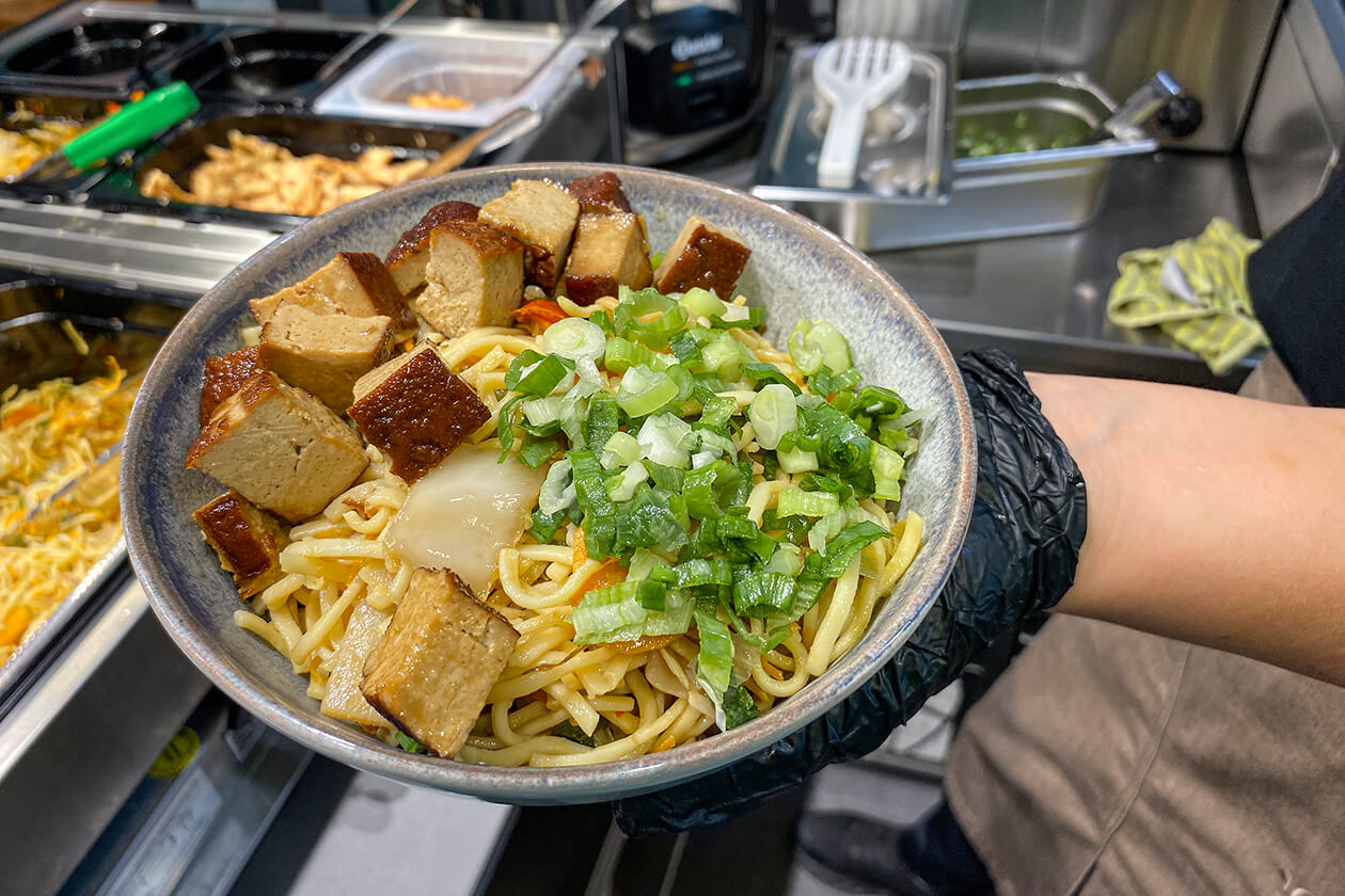 Gebratene Nudeln mit Tofu Bandipur Karlsruhe