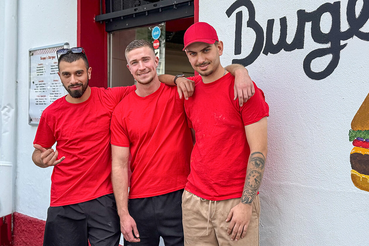 Joshua Dittmer Urs Gerundt Erik Bopp Bopps Burger Karlsruhe